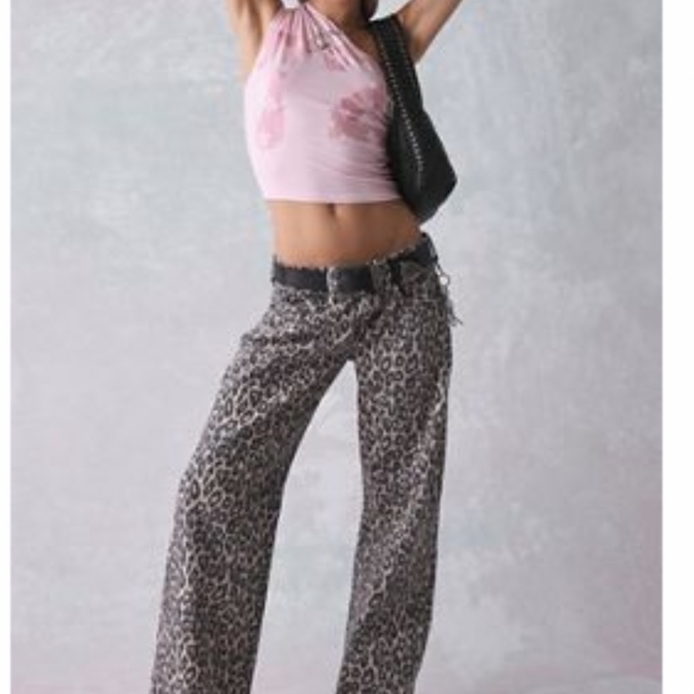 Urban Outfitters Cheetah/ Leopard Print Jeans BEAUTIFUL 🐆👖♥️
